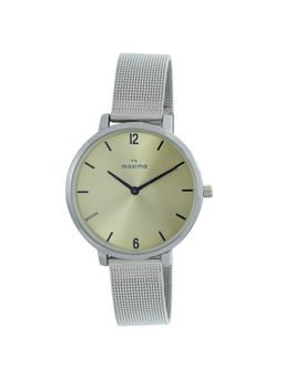 PA Maxima - 60640CMLI Attivo Gold Dial Analog Watch For Women (M)