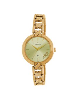 PA Maxima - 61610BMLY Gold Dial Analog Watch For Women (S)