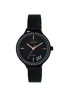 PA Maxima - 66241CMLB Black Attivo Black Dial Analog Watch For Women (S)