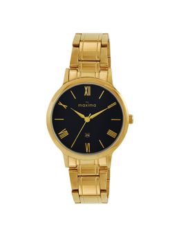 PA Maxima - 67083CMLY Gold Blue Dial Analog Watch For Women (S)