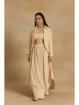 Alaya by Stage3 - Heer Eyes On Me Tube Blouse with Jacket and Skirt (Set of 3)