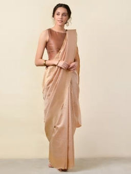 Fabindia - Cotton Silk Cutwork Banarasi Patti Sari