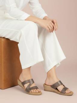 Inc.5 - Womens Bronze Casual Wedges Heels