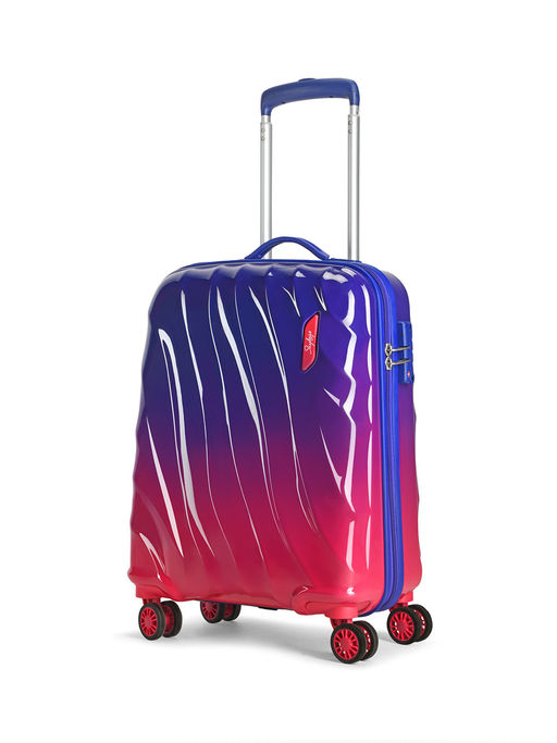 Buy Skybags Bloom 360 Degree Pink Trolley Bag Online - Main Image