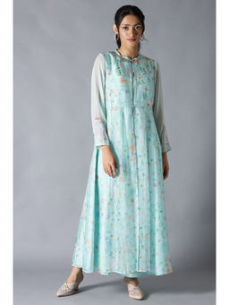 WISHFUL by W - Green Floral Dress & Jacket (Set of 2)