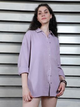 High Star - Classic Spread Collar Cotton Regular Fit Casual Shirt