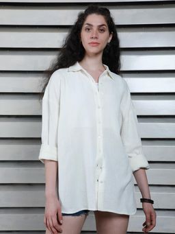 High Star - Classic Spread Collar Cotton Regular Fit Casual Shirt