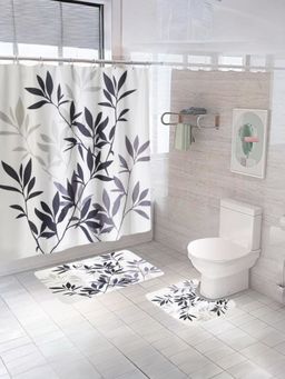 UMAI - Curtain Set & Bathmat Multi-Color (Set of 3)