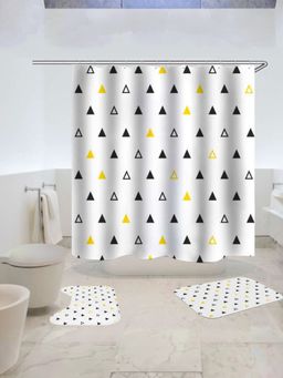 UMAI - Curtain Set & Bathmat Multi-Color (Set of 3)