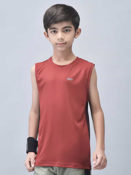 Dida - Light Regular Comfort Dry-Fit Summer Activewear Sports T-Shirt Red