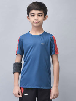 Dida - Regular Comfort Dry-Fit Round-Neck Activewear Sports T-Shirt Teal