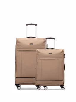 CARRIALL - Eternal Beige Medium & Small Combo Set of 2 Luggage Bag