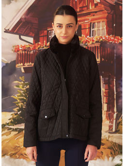 Lakshita - Women's Black Solid Jacket