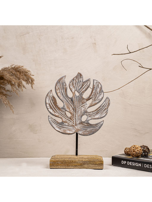 The 7 Dekor Leaf Sculpture Accent