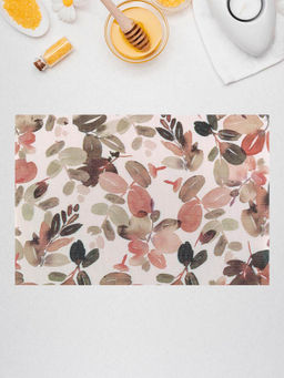 Freelance - Floral Basketweave Table Mat Set PVC Pink (Pack of 6)