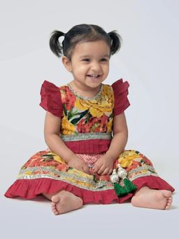 Hopscotch - Floral Lehenga and Choli