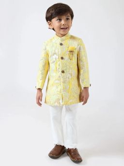 Hopscotch - Textured Kurta and Pant
