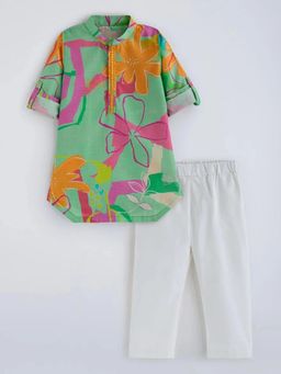 Hopscotch - Floral Kurta and Pajama
