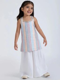 Hopscotch - Sequined Embroidery Kurta and Palazzo