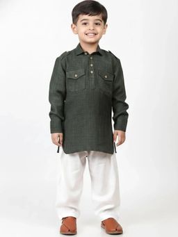 Hopscotch - Cotton Pathani Kurta and Pajama