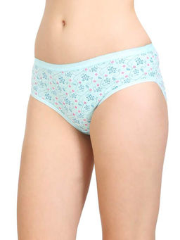 Bodycare - Premium Printed Cotton Briefs In Assorted Colors (Pack Of 6)