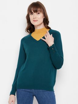 Madame - Women Teal Sweater