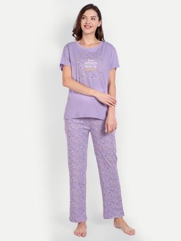 Bedtime Story - Lavender Confetti T-shirt with Pyjama