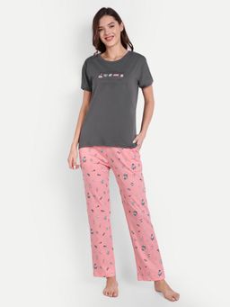 Bedtime Story - Grey New York T-shirt with Pyjama