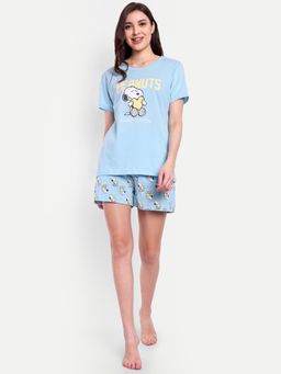 Bedtime Story - Blue Peanut Sweet Dream Shorts with T-shirt