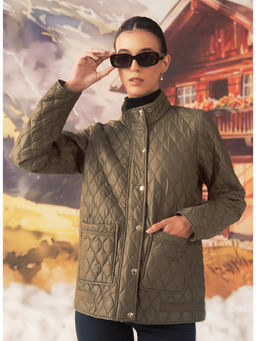 Lakshita - Brown Monochrome Jacket for Women