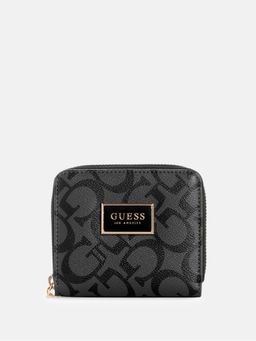 Guess - Women Charcoal Abre Zip Around Wallet