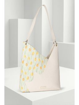 Van Heusen - Women White Print Casual Handbag