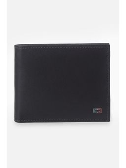 Peter England - Men Black Solid Genuine Leather Wallet