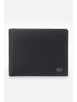 Peter England - Men Black Solid Genuine Leather Wallet
