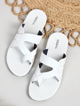 REGAL - White Men Leather Sandals