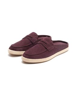 Rare Rabbit - Diago Dark Bordo Purple Mules