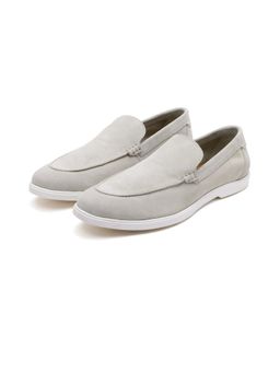 Rare Rabbit - Velour Sand Beige Loafers