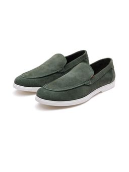 Rare Rabbit - Velour Sage Green Loafers