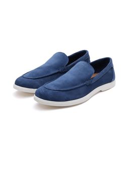 Rare Rabbit - Velour Cobalt Blue Loafers