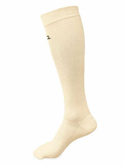 Heelium - Bamboo Compression Socks for Men & Women Beige, Odour Free