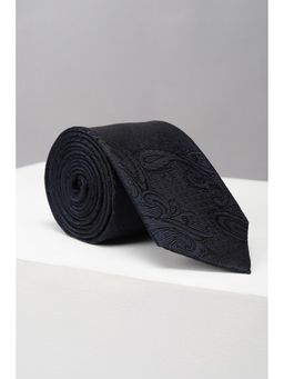 Peter England - Men Navy Embroidered Tie