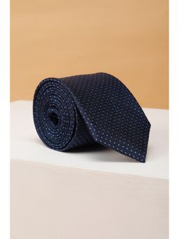 Peter England - Men Navy Embroidered Tie