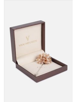 Van Heusen - Men Beige Party Lapel Pin
