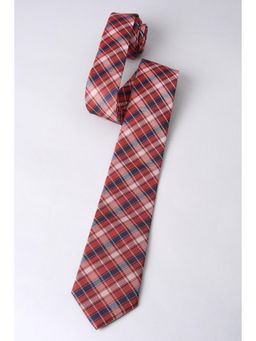 Van Heusen - Men Red Check Casual Tie