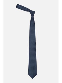 Van Heusen - Men Navy Check Formal Tie