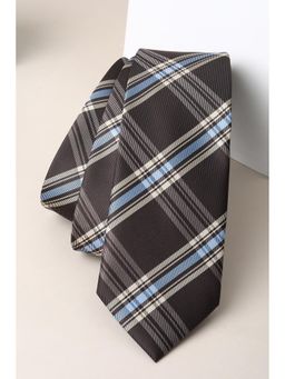 Van Heusen - Men Brown Check Casual Tie