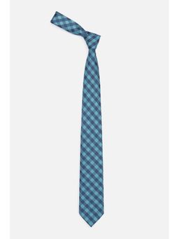 Van Heusen - Men Blue Check Casual Tie