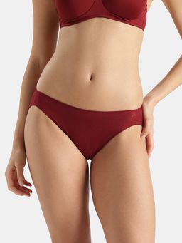 Jockey - 1803 Women Medium Coverage Modal Stretch Bikini -Pomegranate