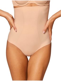 Rheal Curve - Beige High Waist Tummy Control Seamless Invisible Body Shaper