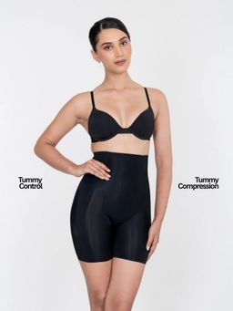 Rheal Curve - Black Ice Silk Cooling High Waist Thigh Shaper